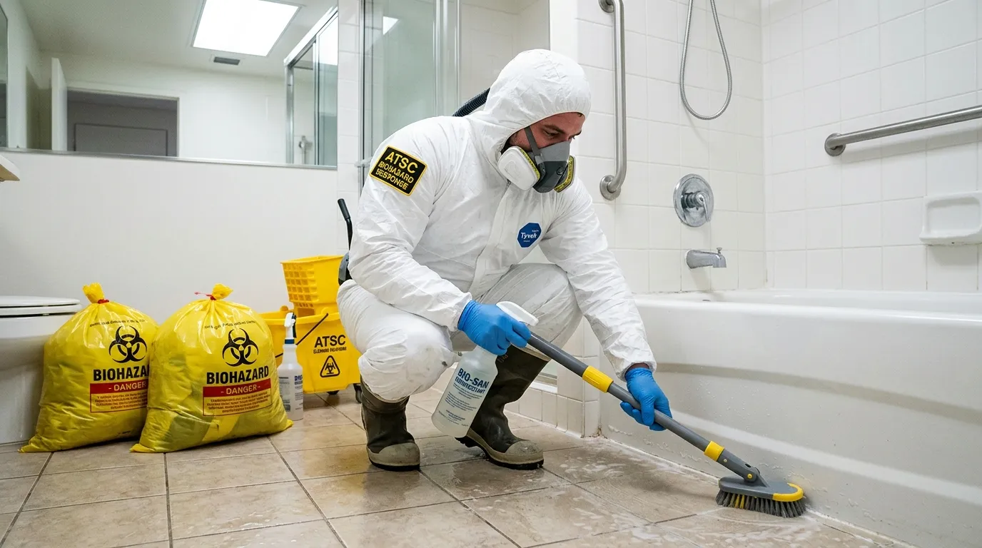 Decontamination equipment deployed for Blood Cleanup in Thompson